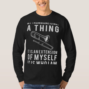 Brassy Confidence: Tune into You with this Trombon T-Shirt