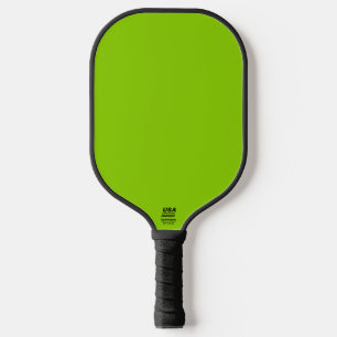 Brat Green Solid Color Pickleball Paddle
