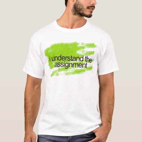 Brat _ I Understand The Assignment _ Harris 2024 T_Shirt