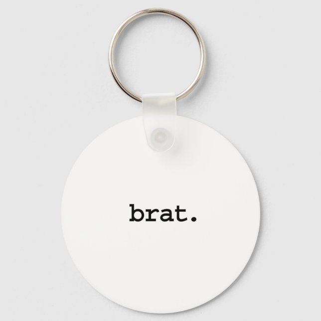 brat. keychain (Front)
