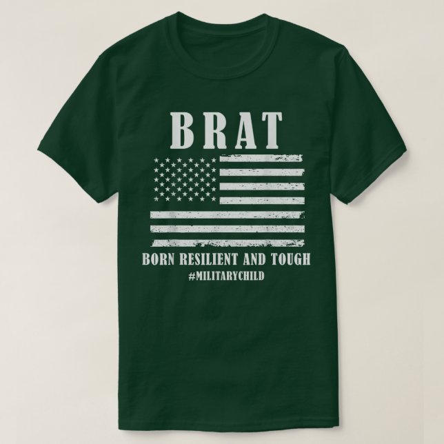 Brat  Purple Up Military Child Awareness  Mens & W T-Shirt (Design Front)
