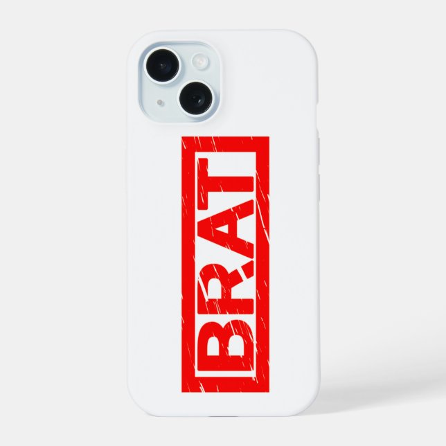 Brat Stamp Iphone Case (Back)
