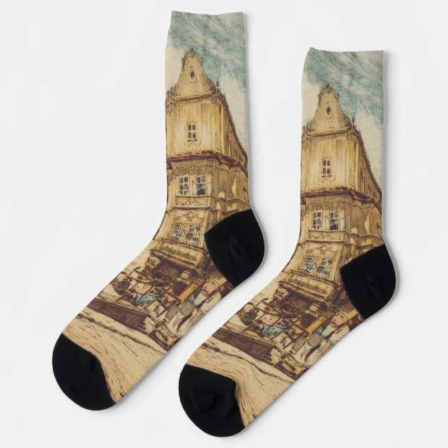 Bratislava by Richard Lux Socks (Left)