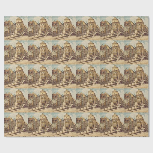 Bratislava by Richard Lux Wrapping Paper (Flat)