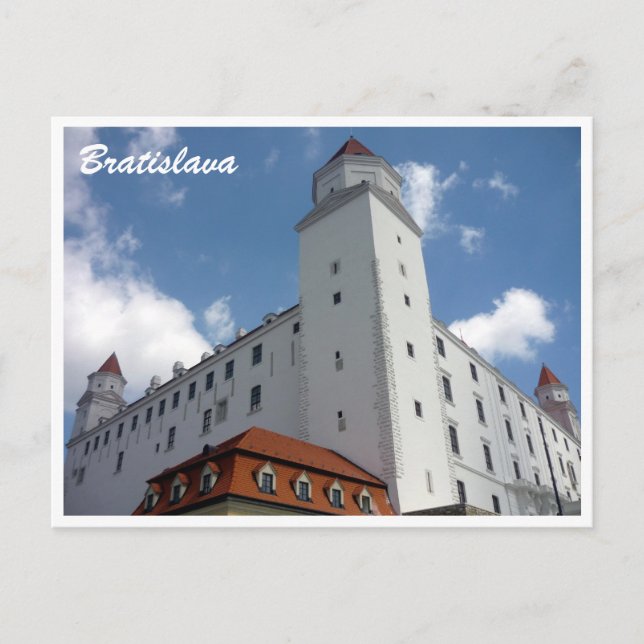 bratislava castle slovakia border postcard (Front)