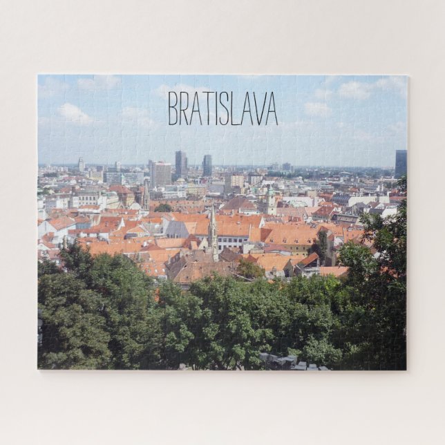 bratislava city green jigsaw puzzle (Horizontal)