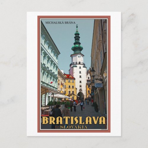 Bratislava _ Michaels Tower Postcard