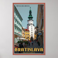 Bratislava - Michael's Tower Poster