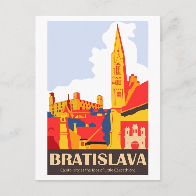 Bratislava Postcard (Front)