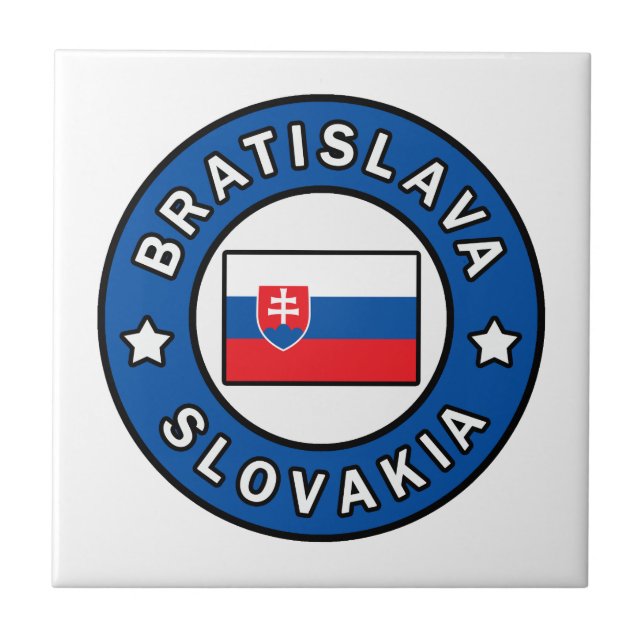 Bratislava Slovakia Ceramic Tile (Front)