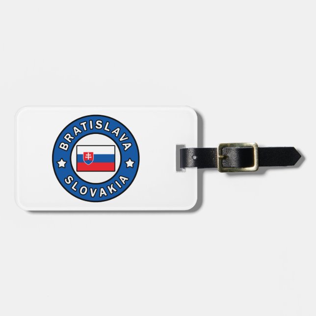 Bratislava Slovakia Luggage Tag (Front Horizontal)