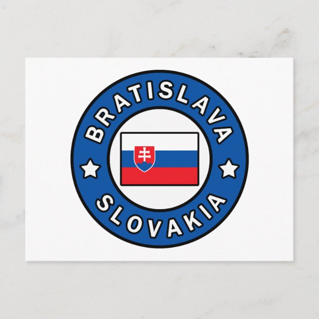 Bratislava Slovakia Postcard (Front)