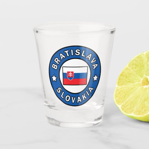 Bratislava Slovakia Shot Glass