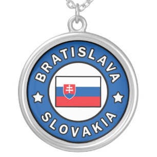 Bratislava Slovakia Silver Plated Necklace