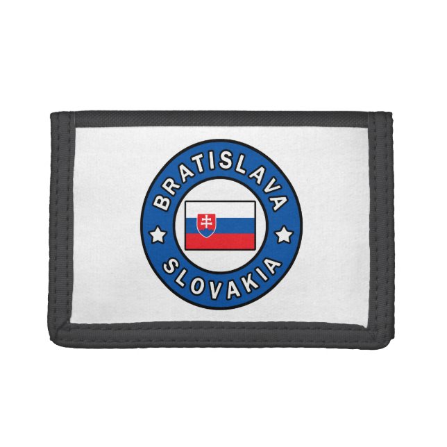 Bratislava Slovakia Trifold Wallet (Front)
