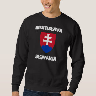 Bratislava, Slovakia with coat of arms Sweatshirt
