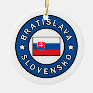 Bratislava Slovensko Ceramic Ornament