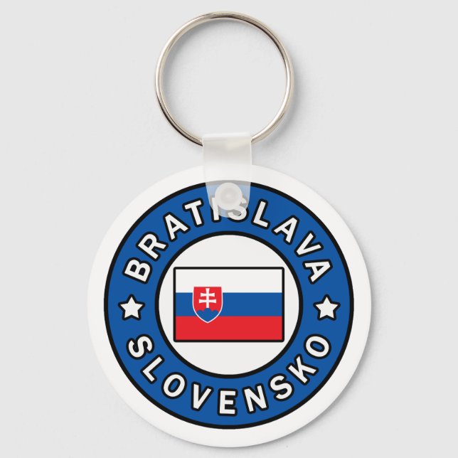 Bratislava Slovensko Keychain (Front)
