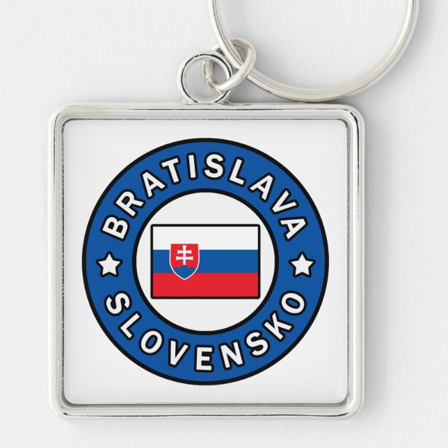 Bratislava Slovensko Keychain (Front)