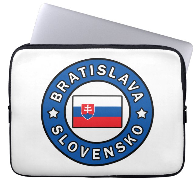 Bratislava Slovensko Laptop Sleeve (Front)