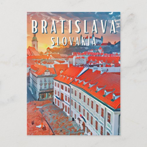 Bratislava the pearl of the Danube Postcard
