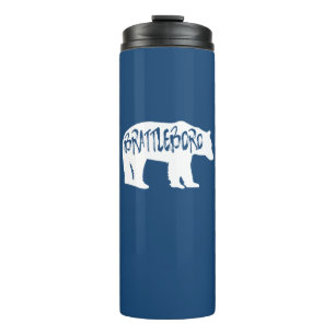 Brattleboro Vermont Bear Thermal Tumbler