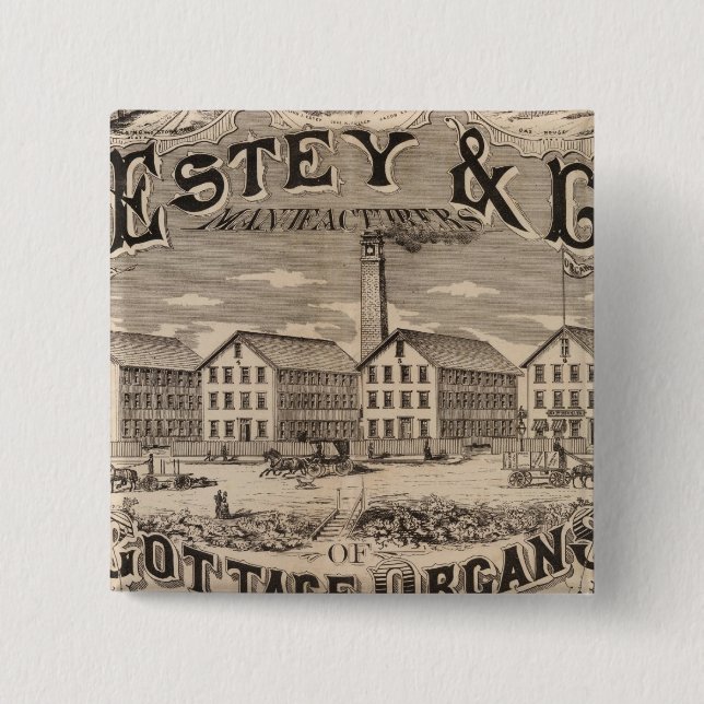Brattleboro Vermont Button (Front)