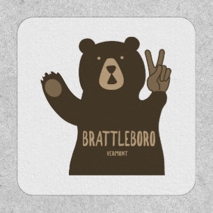 Brattleboro Vermont Peace Bear Patch