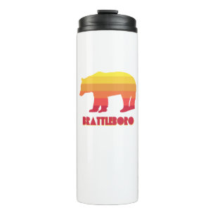 Brattleboro Vermont Rainbow Bear Thermal Tumbler
