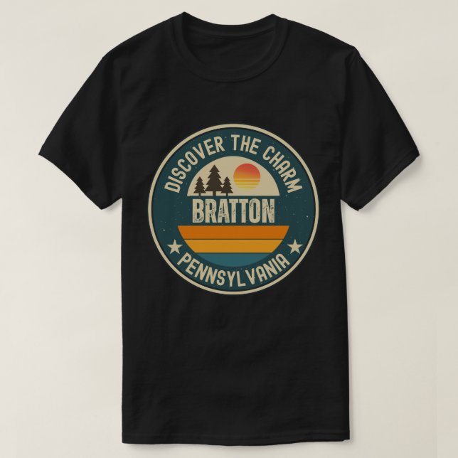Bratton, Pennsylvania T-Shirt (Design Front)