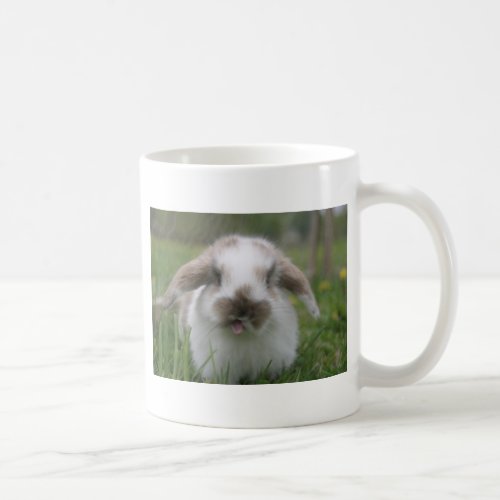 Bratty bunny coffee mug