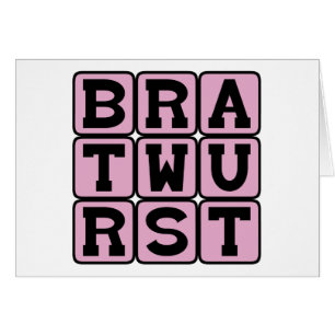 Bratwurst, German Sausage Cards