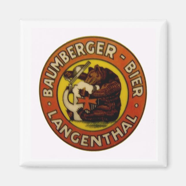 Brauerei Baumberger Langenthal Magnet (Front)