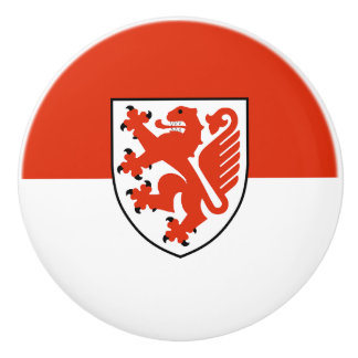 Braunschweig city emblem flag symbol germany sign ceramic knob