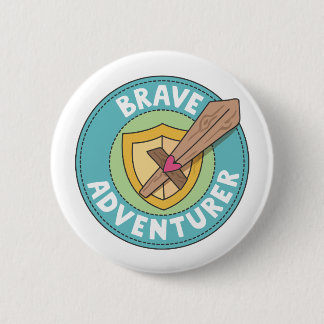 Brave Adventurer Button