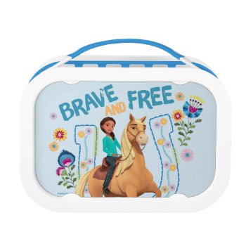 "brave And Free" Chica Linda & Pru Lunch Box by spiritridingfree at Zazzle