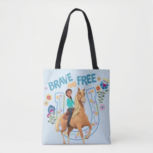 Brave And Free Chica Linda  Pru Tote Bag