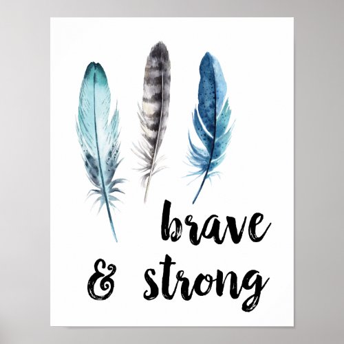 Brave and Strong Poster