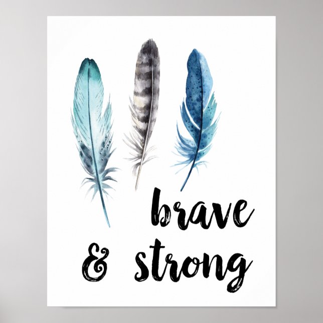 Brave and Strong Poster (Front)