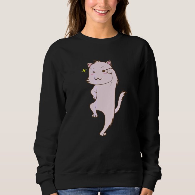 Brave Cat Sweatshirt (Front)
