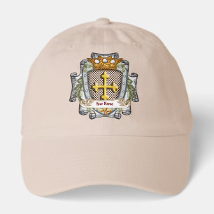 Brave Family Crest Surname Hat