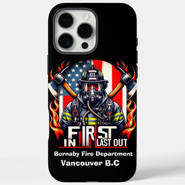 Brave firefighter ready Case-Mate iPhone case (Back)