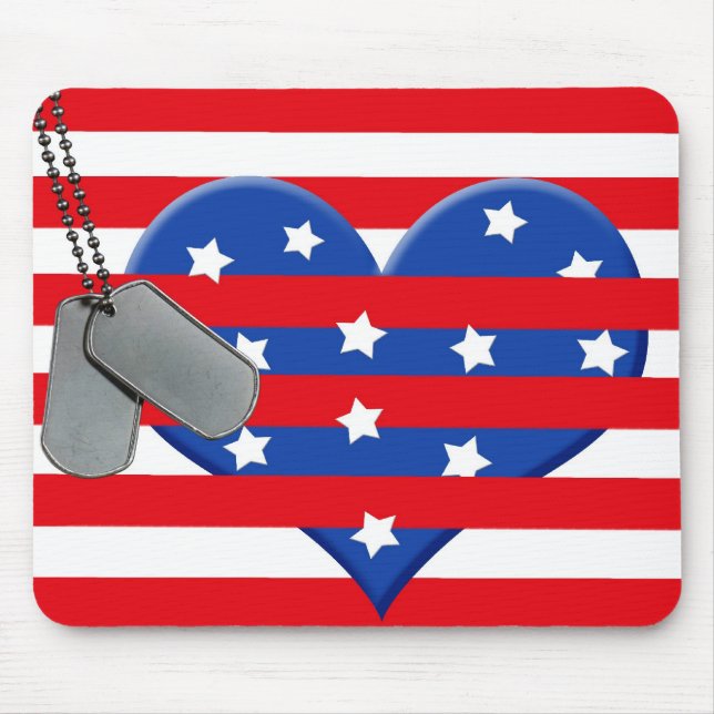 Brave Heart Mouse Pad (Front)
