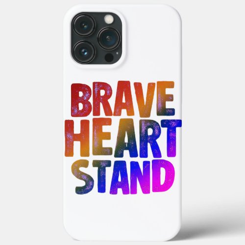 Brave Heart Stand iPhone 13 Pro Max Case
