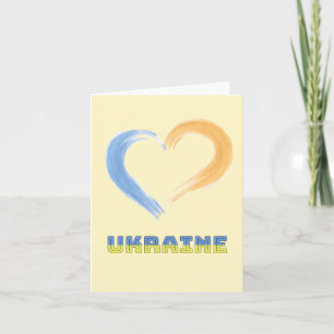 Brave Hearts of Ukraine War Tribute Card