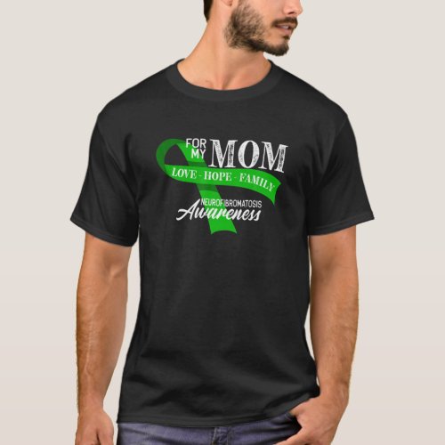 Brave I Mom I Neurofibromatosis Awareness I Green T_Shirt