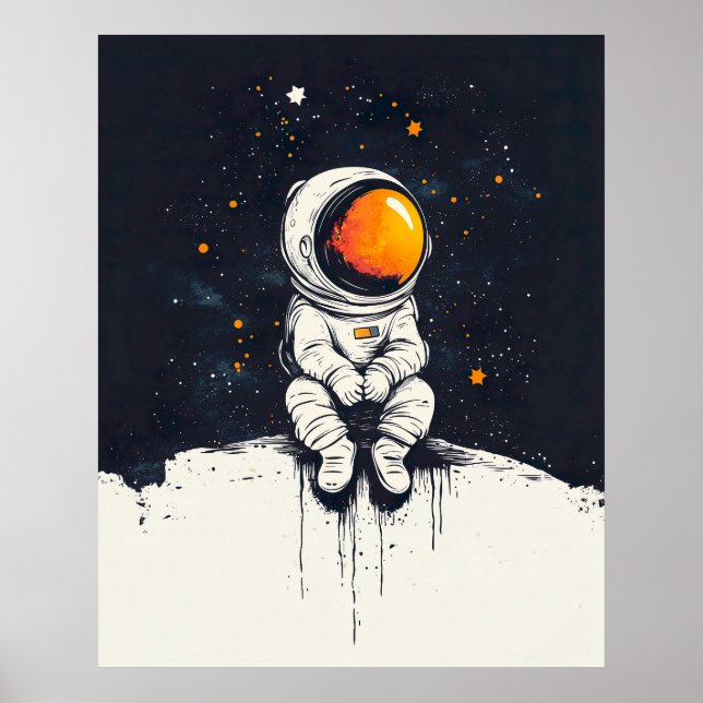 Brave Little Astronaut  Poster (Front)