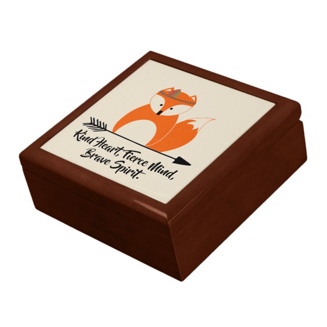 Brave Little Fox Jewelry Box (Side)