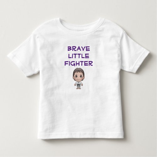 Brave Little Warrior Boy Judoka Judo Fighter Toddler T_shirt