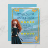 Brave Merida | Birthday Invitation (Front/Back)